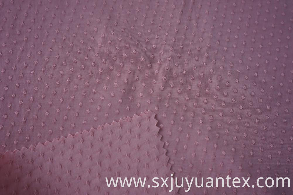 55%Viscose 45%Rayon Swiss Dot Fabric